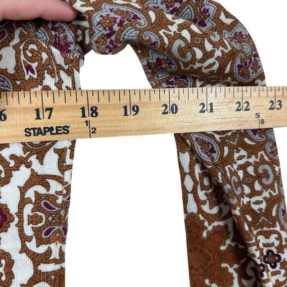 Talbots NWT 100% Merino Wool Paisley Tapestry Cardigan Sweater Size S - Picture 8 of 8